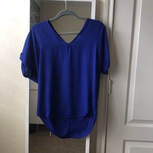 Royal blue top